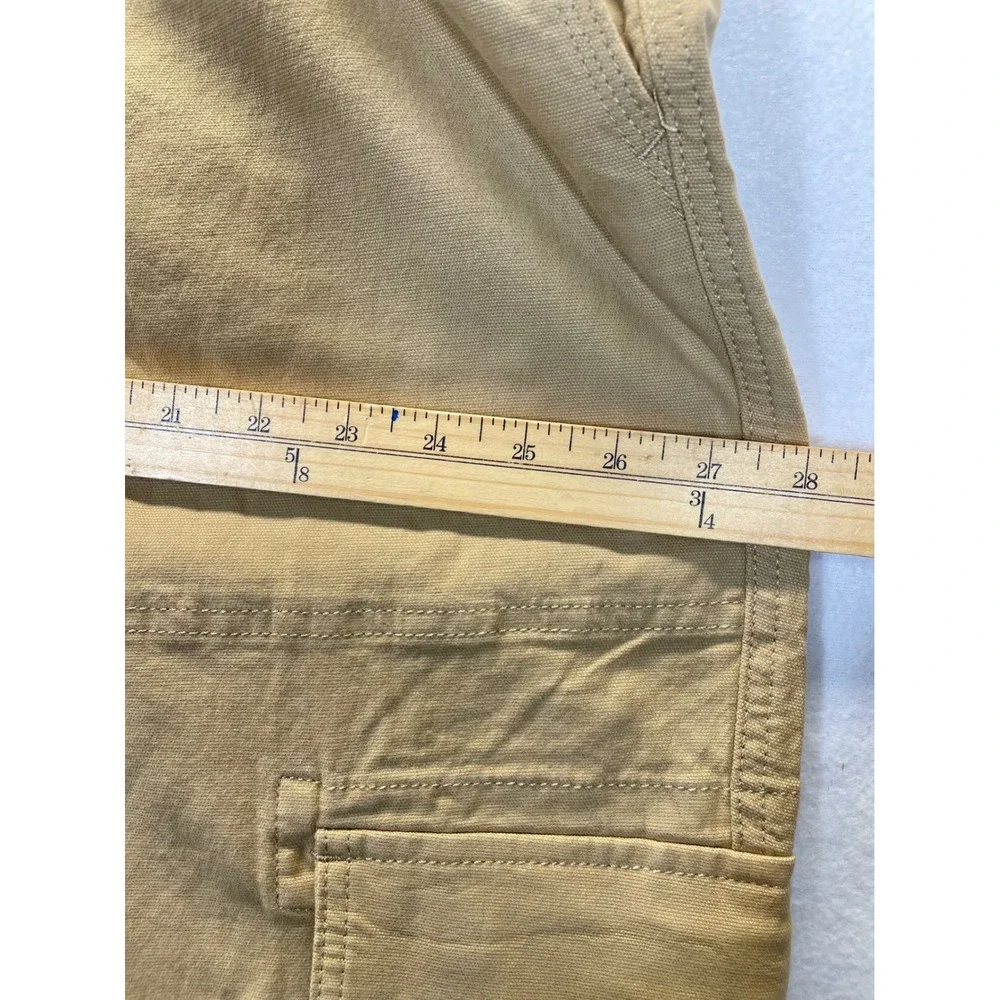 Mutual Weave‎ Mens 4XL Big Tall Tan Pull On Cargo Pants Relaxed Taper Drawstring